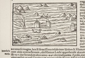 Cosmographia, detail door Sebastian Munster