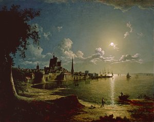 Maanlichtscène, Southampton, 1820
