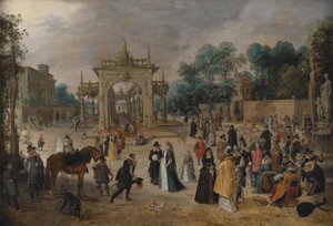 Feest in een Italiaanse villa