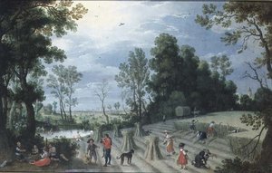 De vier seizoenen: zomer door Sebastian Vrancx