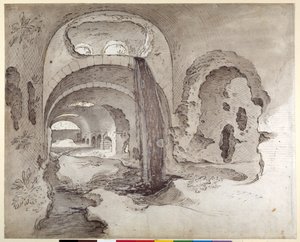 Tivoli, Cryptoporticus onder de Tempel van Hercules Victor