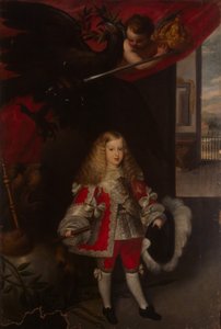 Portret van Karel II van Spanje als Kind
