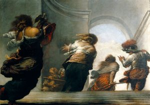 De Tempel van Janus, 17e eeuw door Sebastiano Mazzoni