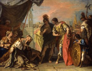 Alexander en de familie van Darius, ca. 1708-1710
