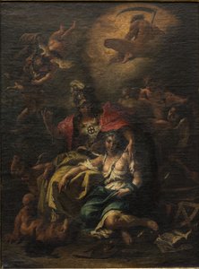 Minerva door Sebastiano Ricci