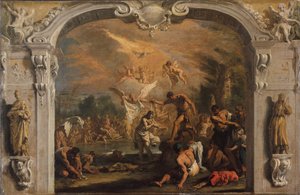 De doop van Christus door Sebastiano Ricci