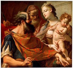 Het Kind Mozes Trapt op de Kroon van de Farao, c1685-c1687
