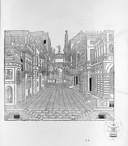 Il secondo libro della perspettiva Scena Tragica