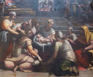 De geboorte van de Maagd door Sebastiano del (c.1485 1547) Piombo