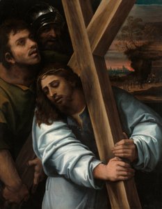 Christus draagt het kruis
