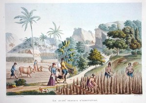 Landarbeiders, Guam, Filipijnen, uit 