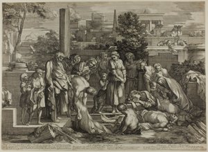 De doden begraven, uit The Works of Mercy door Sébastien Bourdon