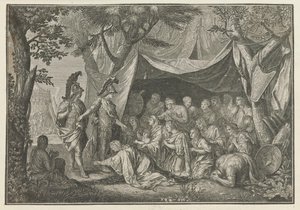 Alexander de Grote ontmoet Stateira, Sisygambis en de familie van Darius (serie titel)