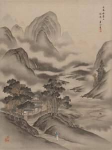 Een Vriend Bezoeken, 1892 door Seki Shuko