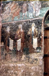 Detail van de Dormitie van de Maagd door Serbian School