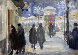 Straat in Moskou