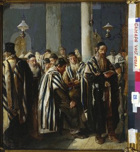 Sjabbatgebed door Sergei Nikitich  Yuzhanin