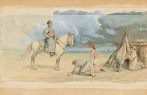 Aankomst van de bojaar door Sergei Sergeyevich Solomko