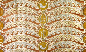 Olovyanishnikov Manufactory Gouden Satijn, begin 20e eeuw