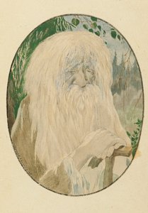 Leshy. Illustratie bij het gedicht Ruslan en Lyudmila van A. Poesjkin, 1921-1926