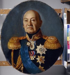 Portret van graaf Arseny Andreyevich Zakrevsky door Sergey Konstantinovich Zaryanko