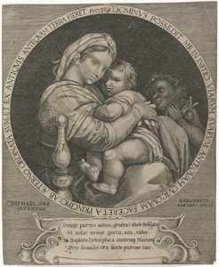 Madonna della sedia Maria met Christuskind en Johannes de Doper