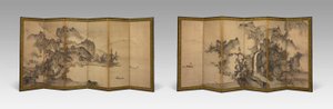 Landschap van de Vier Seizoenen door Sesson Shukei