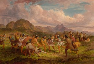 Balspel onder de Sioux-indianen
