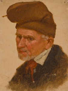 Man met hoed op door Severin Falkman