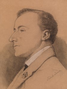 Portret van een man door Severin Falkman
