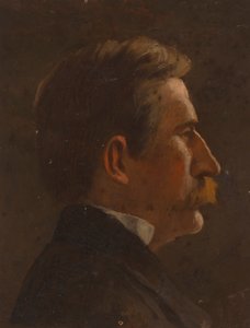 Profiel van een man door Severin Falkman