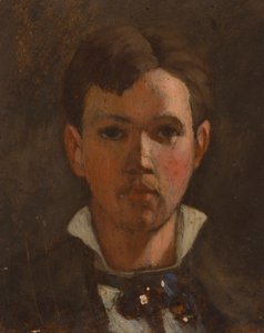 Portret van een jongeman door Severin Falkman