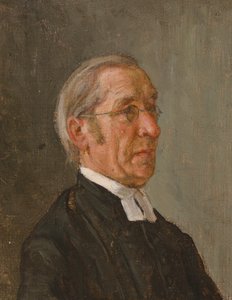 Portret van een priester door Severin Falkman