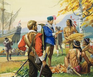 Henry Hudson (1570-1611) (gouache on paper)