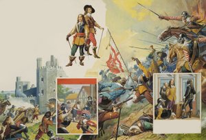 De Engelse Burgeroorlog door Severino Baraldi