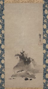 Haboku Flung-ink Landschap, ca. 1510 door Shugetsu Tokan