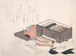 Doos met draperieën, 19e eeuw door Shinsai