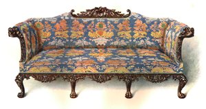 Mahoniehouten Sofa