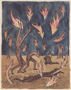 Vlammen regenen neer, 1951 door Shirley Markham