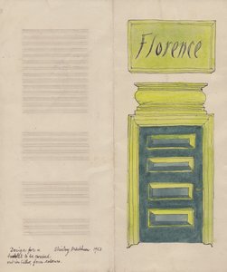 Florence folder, 1952