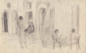Straatscène, Italië door Shirley Markham