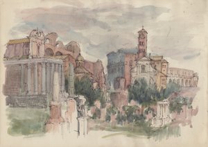 Het Forum, Rome, ca. 1950