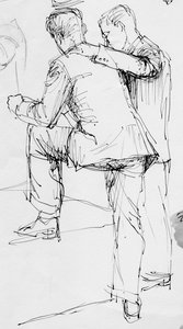 Twee Mannen Staand, 1953