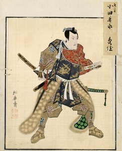 Blad uit Album van Acteurportretten, ca. 1790-1810