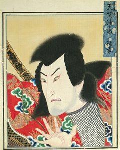 Blad uit Album van Acteurportretten, ca. 1790-1810 door Shorakusai