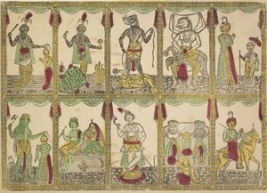 Das Avataras, Tien incarnaties van Vishnu, 1800s