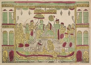 Rama en Sita in het Koninklijk Paleis