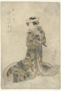 Nakamura Matsue als Otaka door Shunbaisai Hokuei