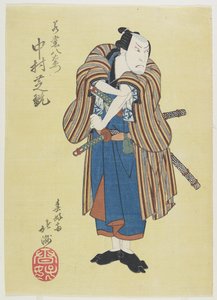 De acteur Nakamura Shikan, begin 19e eeuw