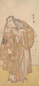 Ikunojo III als Chiyosaki die de Chozubachi slaat, een regen van gouden munten vliegt, laat 18e eeuw